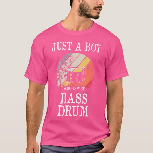 Nur ein Junge, der Bass Drum Lieben T-Shirt (Vorderseite)