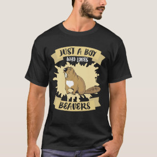 Nur ein Junge, der Biber  T-Shirt