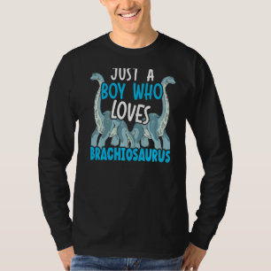 Nur ein Junge, der Brachiosaurus Paläontologe Lieb T-Shirt