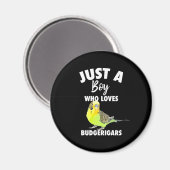 Nur ein Junge, der Budgerigars Paprot Liebe Magnet (Vorderseite/Rückseite)