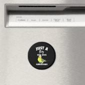Nur ein Junge, der Budgerigars Paprot Liebe Magnet (In Situ (Geschirrspüler))