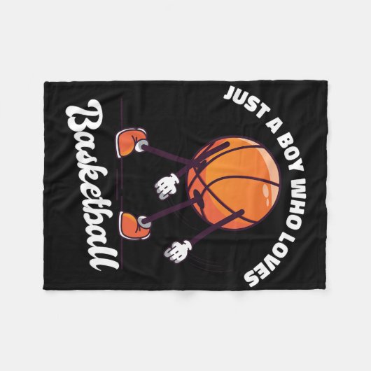 Nur ein Junge, der Bysketbyll Lieben - Bysketbyll Fleecedecke (Vorderseite (Horizontal))