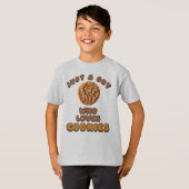 Nur ein Junge, der Cookies Liebe T-Shirt (Vorne ganz)