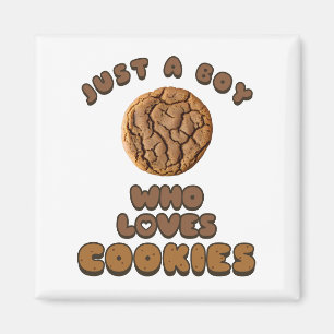 Nur ein Junge, der Cookies Magnet Lieben