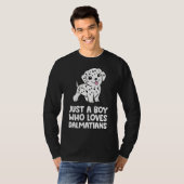 Nur ein Junge, der Dalmatiner Liebe T-Shirt (Vorne ganz)