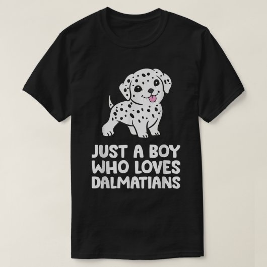 Nur ein Junge, der Dalmatiner Liebe T-Shirt (Design vorne)