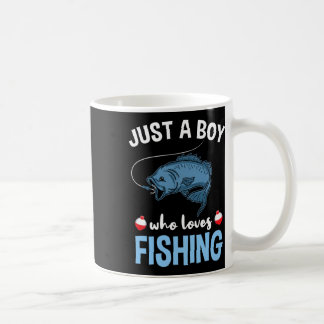 Nur ein Junge, der das Angeln liebt Kaffeetasse