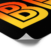 Nur ein Junge, der den Strand Liebe Poster (Ecke)