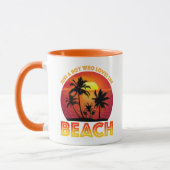 Nur ein Junge, der den Strand Liebe Tasse (Links)