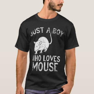 Nur ein Junge, der die Maus Liebe T-Shirt