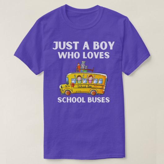 Nur ein Junge, der die Schule Liebe, bucht 10 T-Shirt (Design vorne)