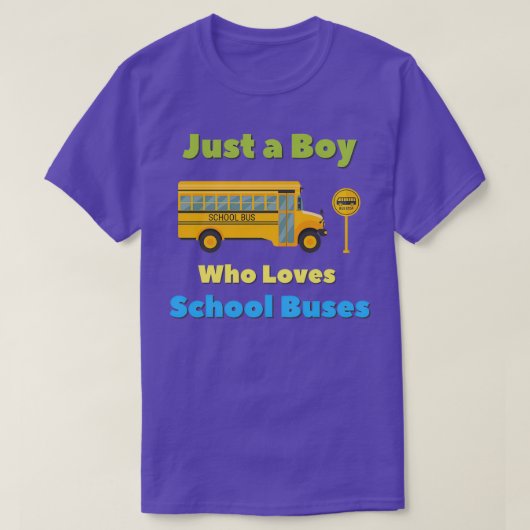 Nur ein Junge, der die Schule Liebe, bucht 11 T-Shirt (Design vorne)