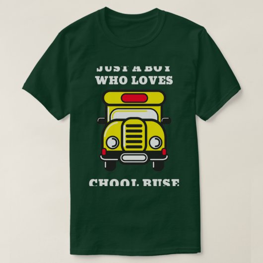 Nur ein Junge, der die Schule Liebe, bucht 1 1 T-Shirt (Design vorne)