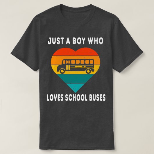 Nur ein Junge, der die Schule Liebe, bucht 1 T-Shirt (Design vorne)