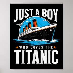 Nur ein Junge, der die Titanic Liebe - Sohn Bruder Poster