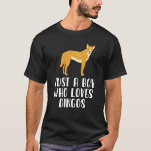 Nur ein Junge, der Dingos Wildlife Wild Dog Lieben T-Shirt