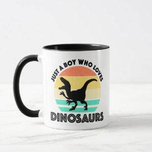 Nur ein Junge, der Dinosaurier  Tasse