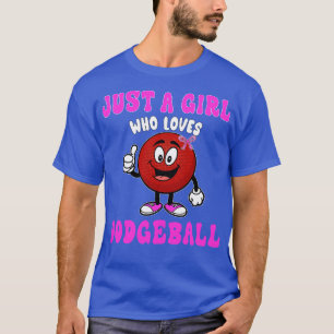 Nur ein Junge, der Dodgeball Lieben Funny Dodgebal T-Shirt