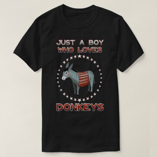 Nur ein Junge, der Donkeys Liebe 1 T-Shirt (Design vorne)