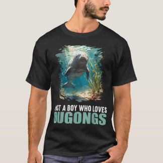 Nur ein Junge, der Dugongs liebt T-Shirt