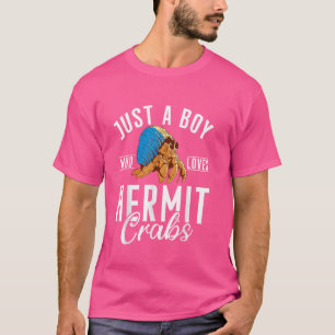 Nur ein Junge, der Einsiedlerkrebse liebt T-Shirt