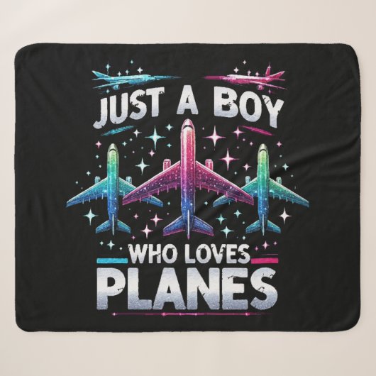 Nur ein Junge, der Flugzeug Liebe Sherpadecke (Vorderseite (Horizontal))