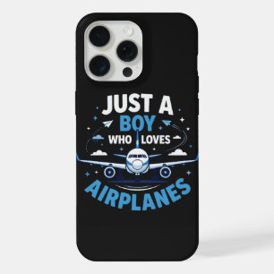 Nur ein Junge, der Flugzeuge liebt iPhone 15 Pro Max Hülle