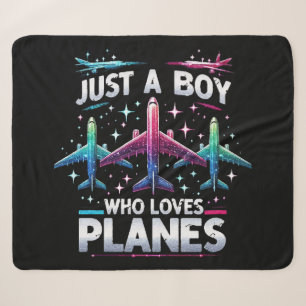 Nur ein Junge, der Flugzeuge liebt Sherpadecke