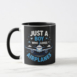 Nur ein Junge, der Flugzeuge liebt Tasse