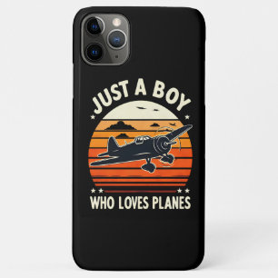 Nur ein Junge, der Flugzeuge liebt, Vintage-Flugze Case-Mate iPhone Hülle