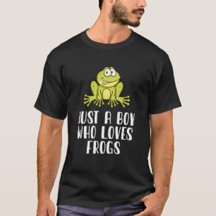 Nur ein Junge, der Frösche Liebe T-Shirt