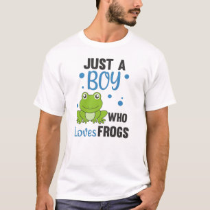 Nur ein Junge, der Froschfrösche Liebe T-Shirt