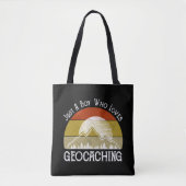 Nur ein Junge, der Geocaching-Lieben Tasche (Vorderseite)
