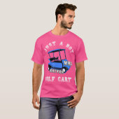 Nur ein Junge, der Golf Cart Golfsport Lov fährt T-Shirt (Vorne ganz)