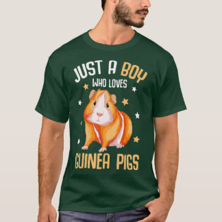 Nur ein Junge, der Guinea Liebe Schweine Kinder Ju T-Shirt