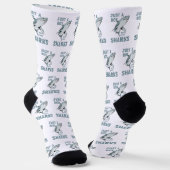 Nur ein Junge, der Hai-Haifisch Lover Liebe Socken (Gewinkelt)