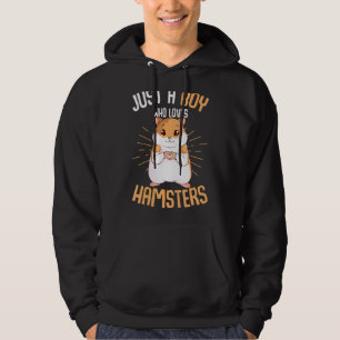 Nur ein Junge, der Hamster-Hammy-Boys Liebe, kränk Hoodie