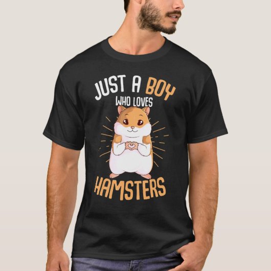 Nur ein Junge, der Hamster-Hammy-Boys Liebe, kränk T-Shirt (Vorderseite)