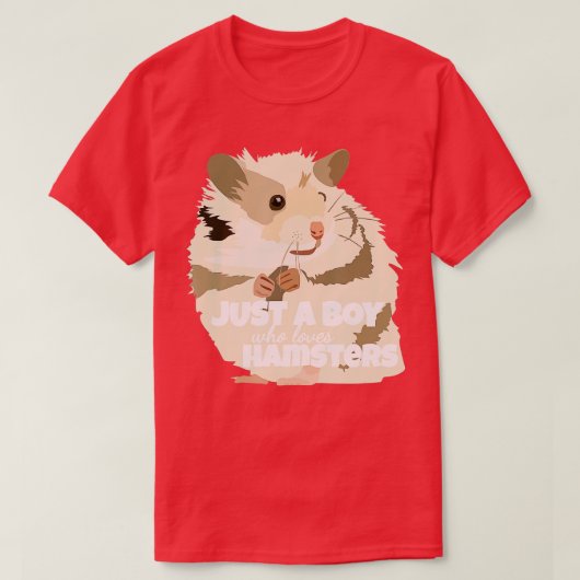 Nur ein Junge, der Hamster-Hamster-Bauer Liebe T-Shirt (Design vorne)