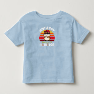 Nur ein Junge, der Hamster liebt Kleinkind T-shirt
