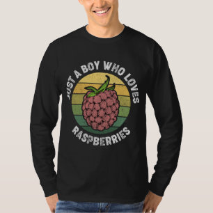 Nur ein Junge, der Himbeeren Liebe - Himbeerfrücht T-Shirt