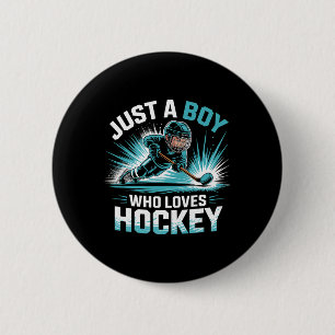 Nur ein Junge, der Hockey liebt _2  Button