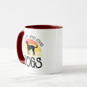 Nur ein Junge, der Hunde liebt Tasse (Vorderseite Links)