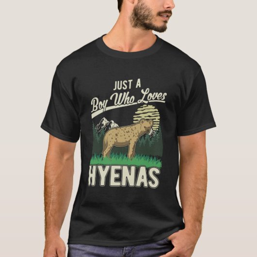 Nur ein Junge, der Hyenas Boy Hyena 1 Liebe T-Shirt (Vorderseite)