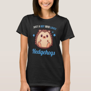 Nur ein Junge, der Igel Liebe T-Shirt