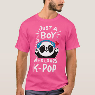 Nur ein Junge, der K-Pop Panda Kpop Shirt Quot Lie