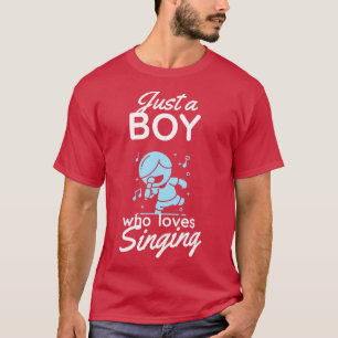 Nur ein Junge, der Karaoke-Sängermusik Liebe T-Shirt