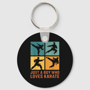 Nur ein Junge, der Karate Martial Arts Karate Lo l Schlüsselanhänger