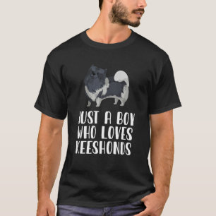 Nur ein Junge, der Keeshonds Liebe T-Shirt