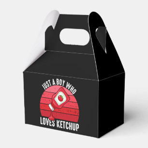 Nur ein Junge, der Ketchup liebt Geschenkschachtel